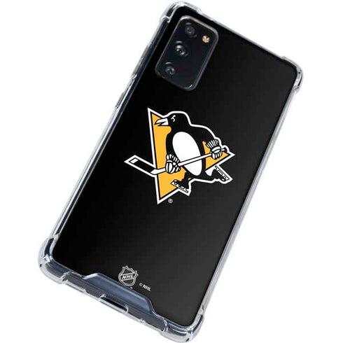 NHL Pittsburgh Penguins Solid Background Galaxy S20 FE Clear Case